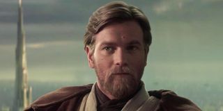 Obi-Wan Kenobi (Ewan McGregor) looks on in Star Wars: Episode III - Revenge of the Sith (2005)