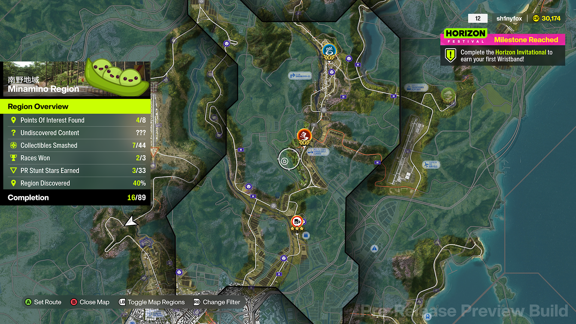 Examining each region on the Forza Horizon 6 map. 