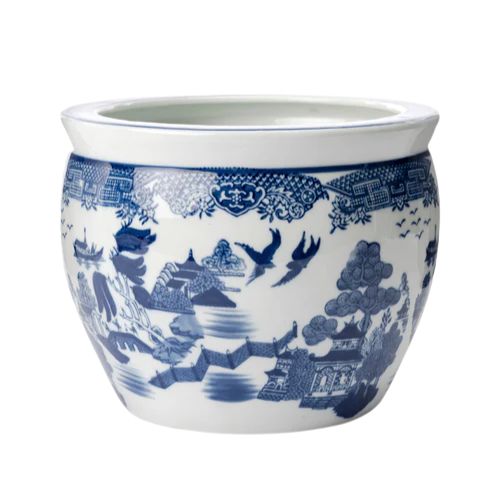 McGee &amp;amp; Co., Chinoiserie Blue &amp;amp; White Planter