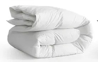 Whatsbedding feather down comforter:$171 $67.99 for a queen comforter at Walmart