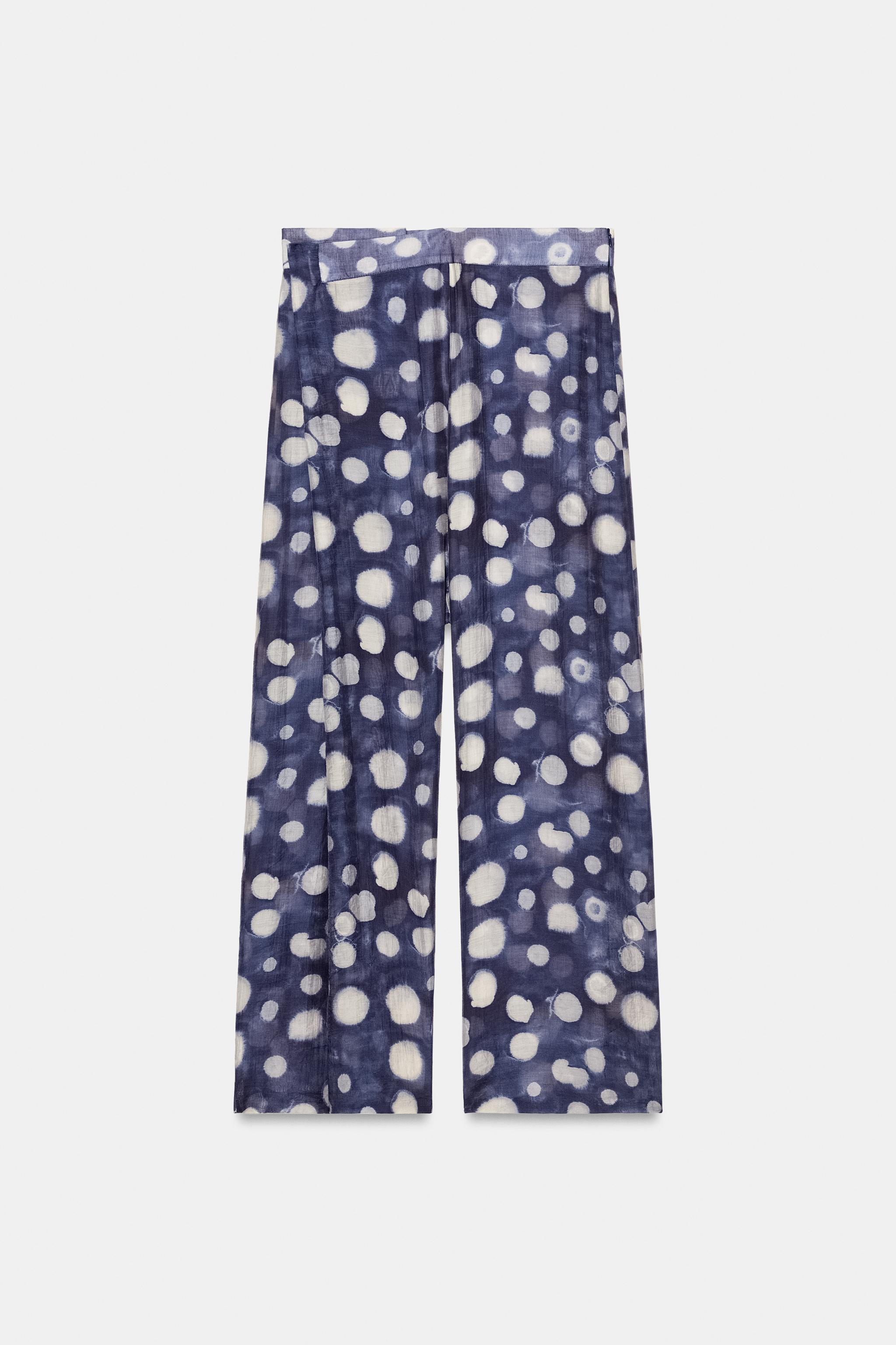 Zw Collection Polka Dot Pants