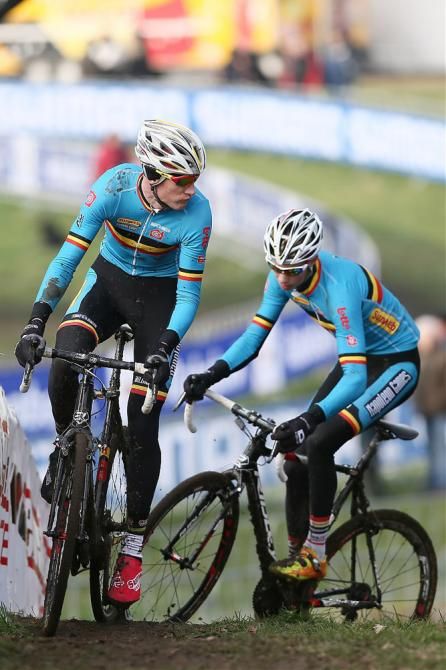 Belgium's Klaas Vantornout and Michael Vanthourenhout