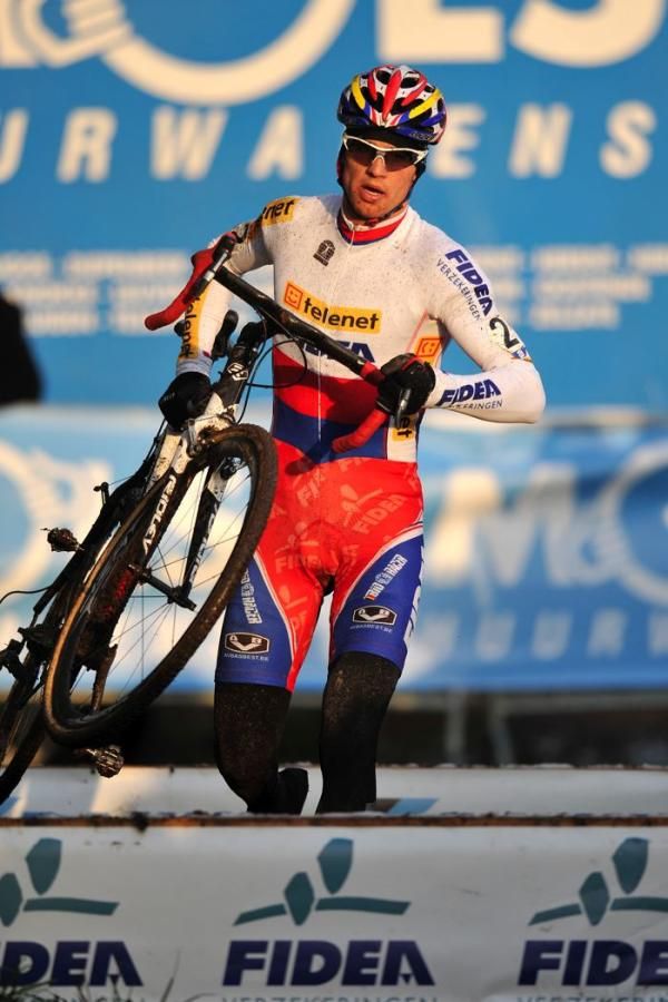 Zdenek Stybar (Telenet-Fidea Cycling Team) away on his own