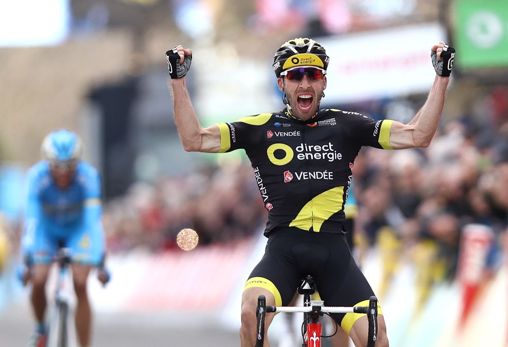 Jonathan Hivert (Direct Energie) wins stage 3 at Paris-Nice