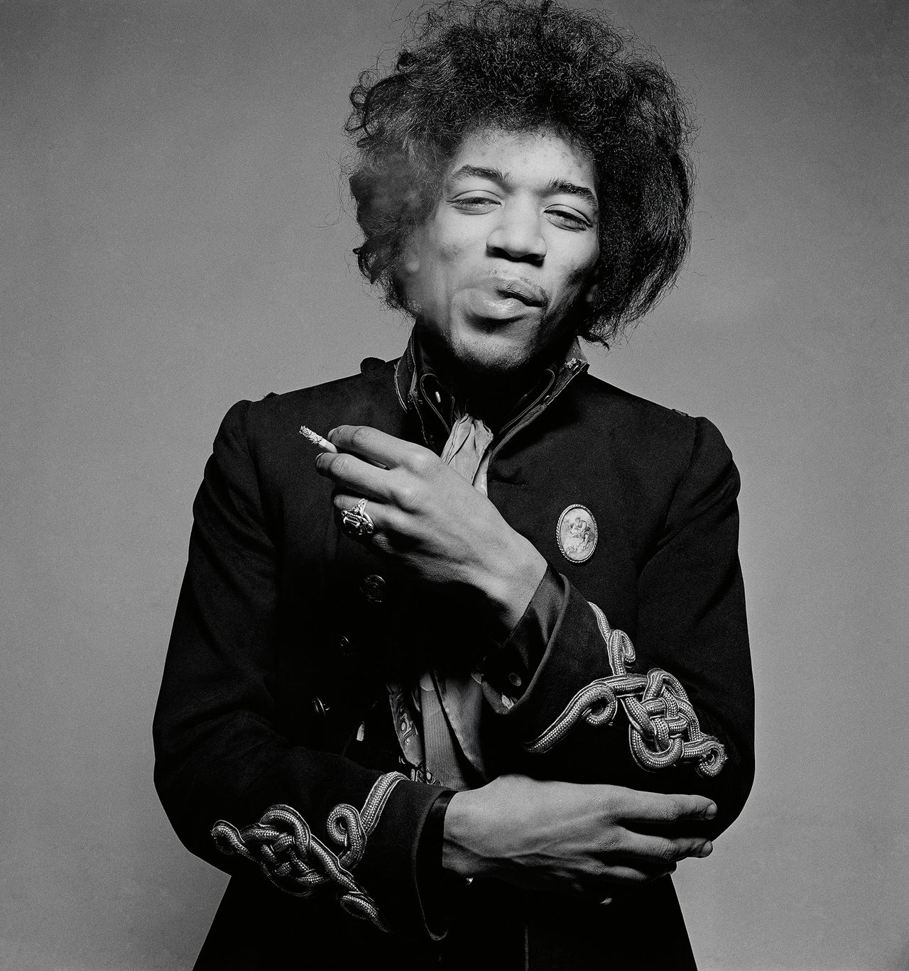 Jimi Hendrix at Mason&rsquo;s Yard studio, 1967