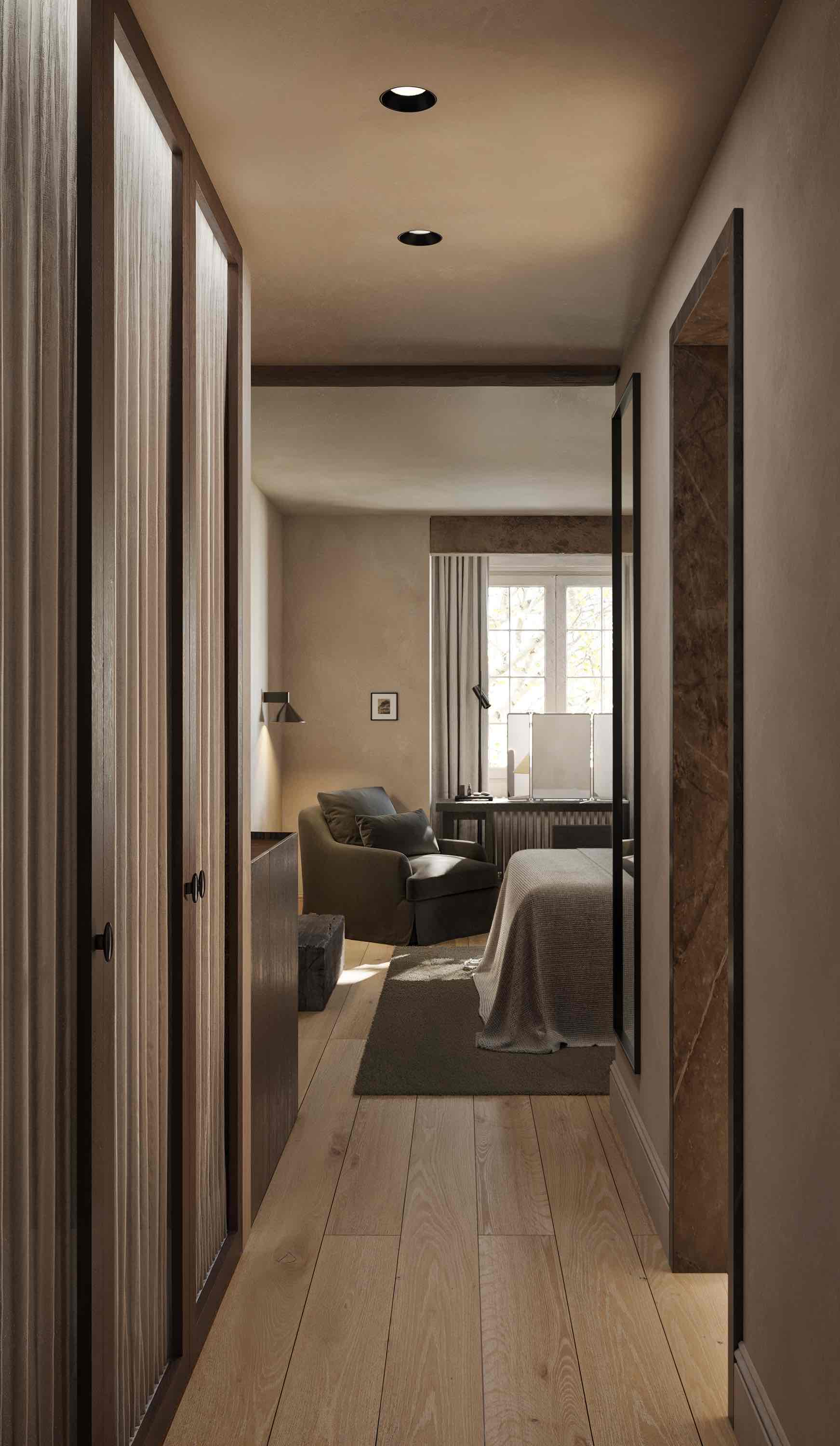 Neutral Cotswolds hotel interior
