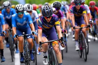 Canyon-SRAM's Alexis Ryan during the Giro Donne