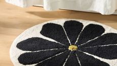 Anthropologie floral bath mat