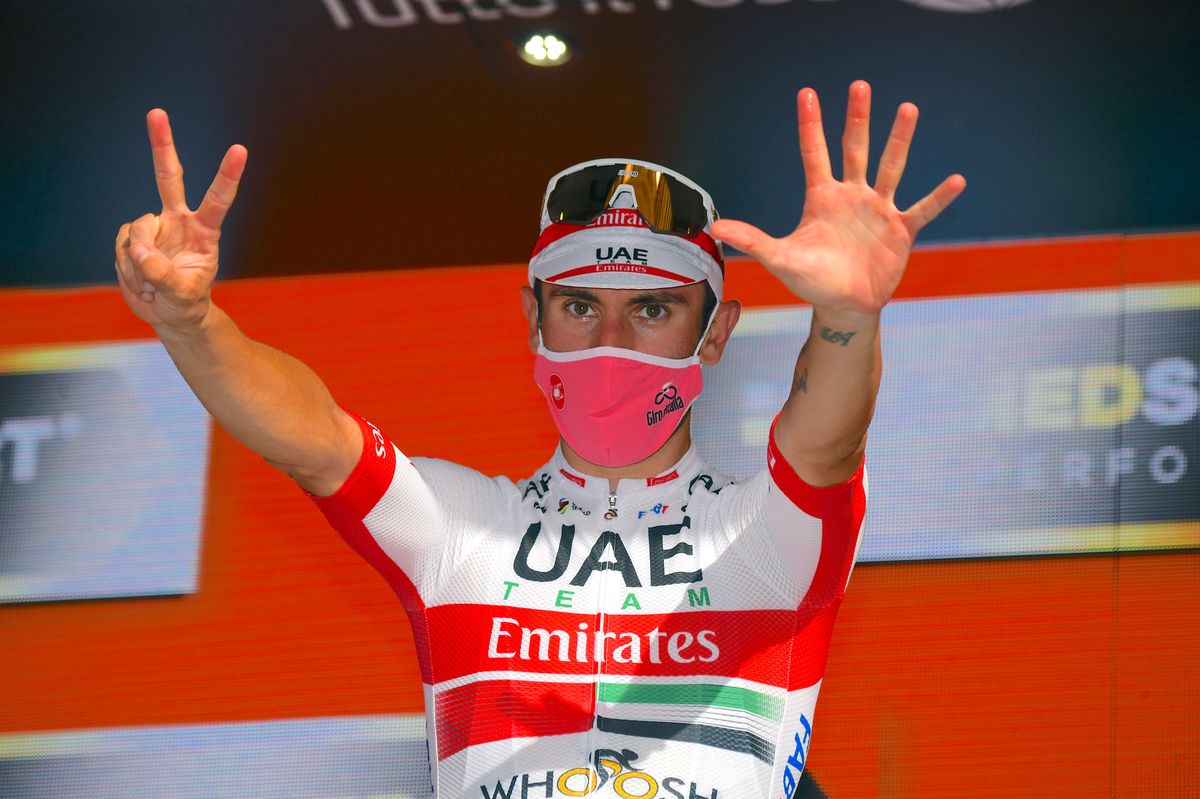 Giro d&#039;Italia 2020 - 103th Edition - 2nd stage Alcamo - Agrigento 149Â km - 04/10/2020 - Diego Ulissi (ITA - UAE - Team Emirates) - photo Dario Belingheri/BettiniPhotoÂ©2020