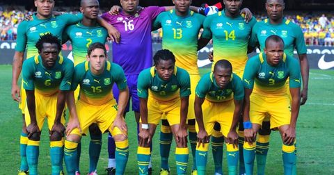 The Evolution Of Bafana Bafana Kit Fourfourtwo