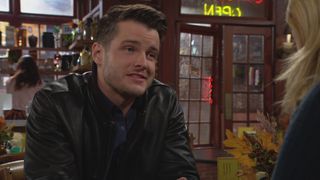 Michael Mealor as Kyle smiling in The Young and the Restless