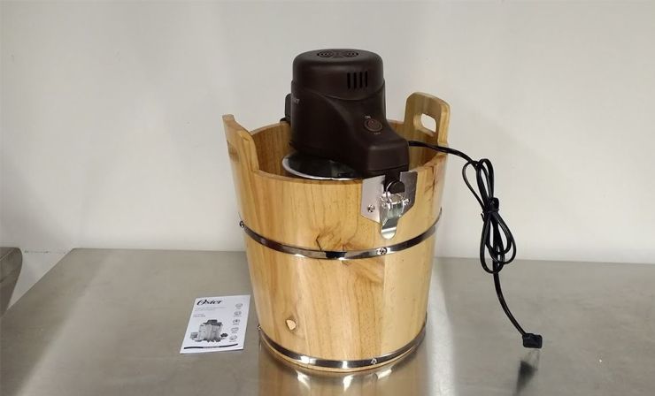 Oster wooden discount ice cream maker