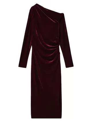 Brooke Stretch Velvet Maxi Dress