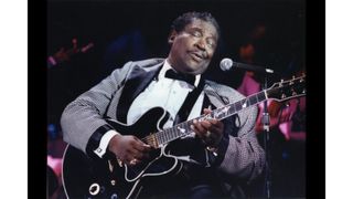 B.B. King performs onstage