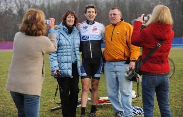 Durrin with his parents