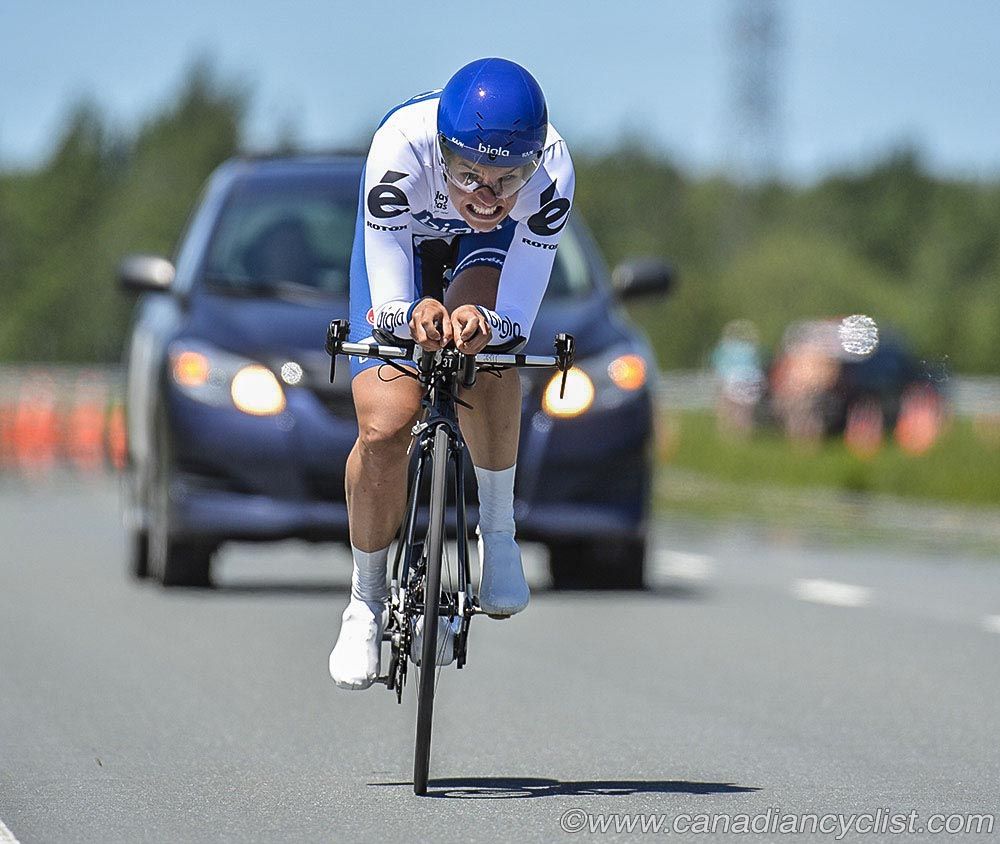 Joelle Numainville (Bigla) was fourth