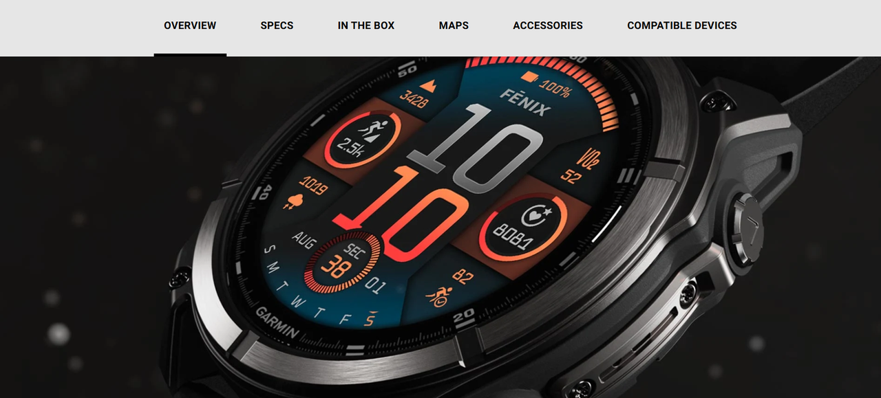 Garmin promotional shots of the Instinct 3 and Fenix 8