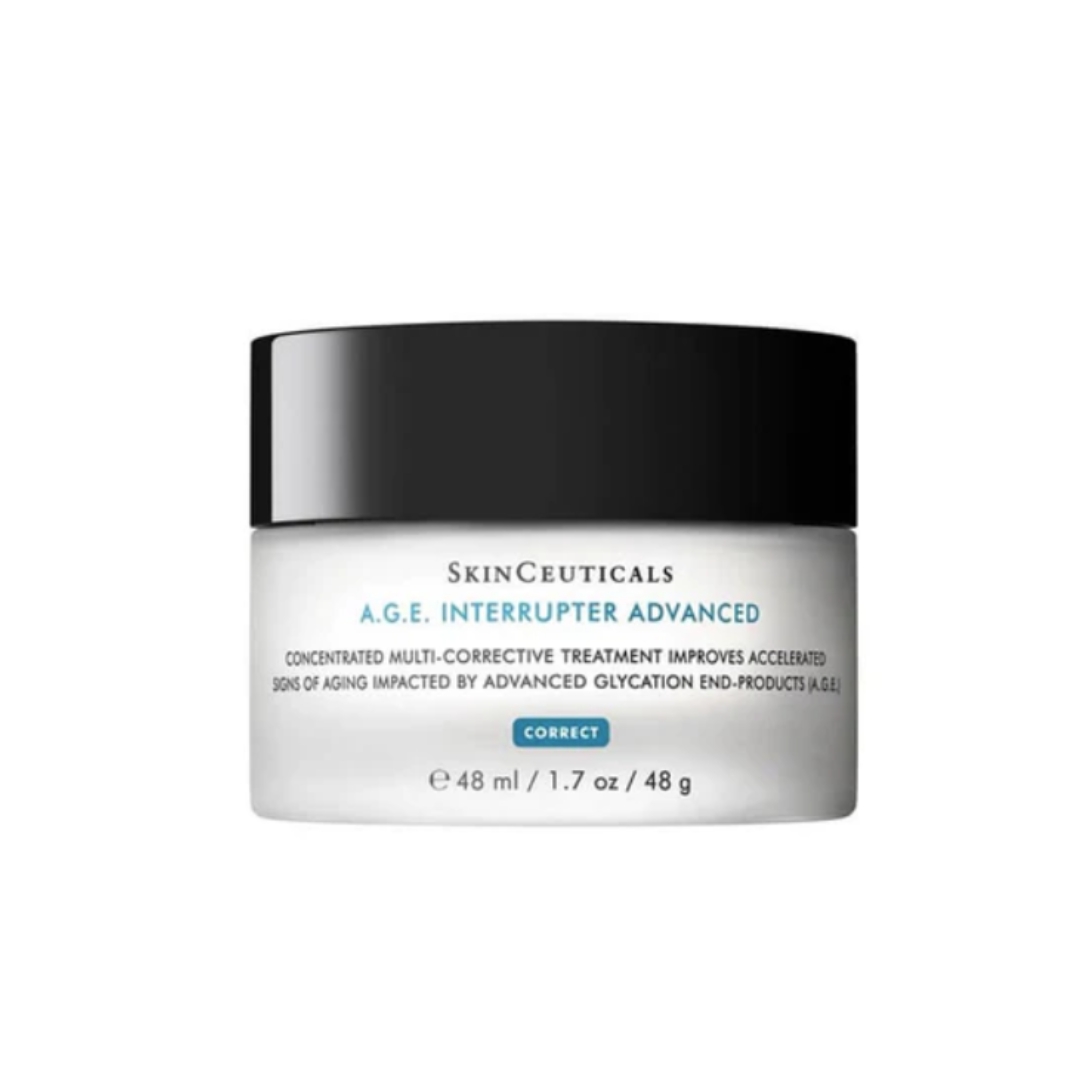 A product shot of the SkinCeuticals A.G.E. Interrupter Advanced, on a white background