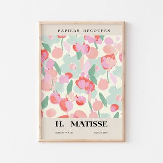 EmilyAdoresVintage Pretty Abstract Flower Market Art Print