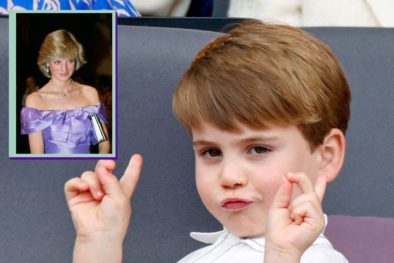 Princess Diana drop in with Prince Louis as main