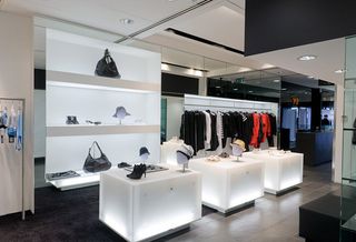 ver on Conduit Street, the first Y-3 flagship store sits across the road from the Yohji Yamamoto boutique.