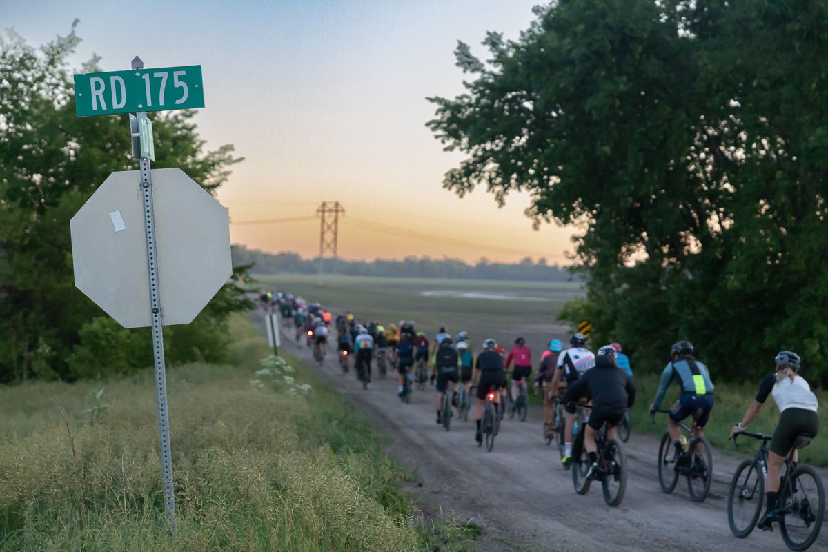 The ride was mixed with some pavement, and some gravel.