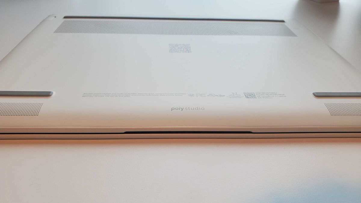 white laptop on table