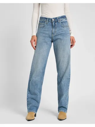 Mango Straight pleated jeans