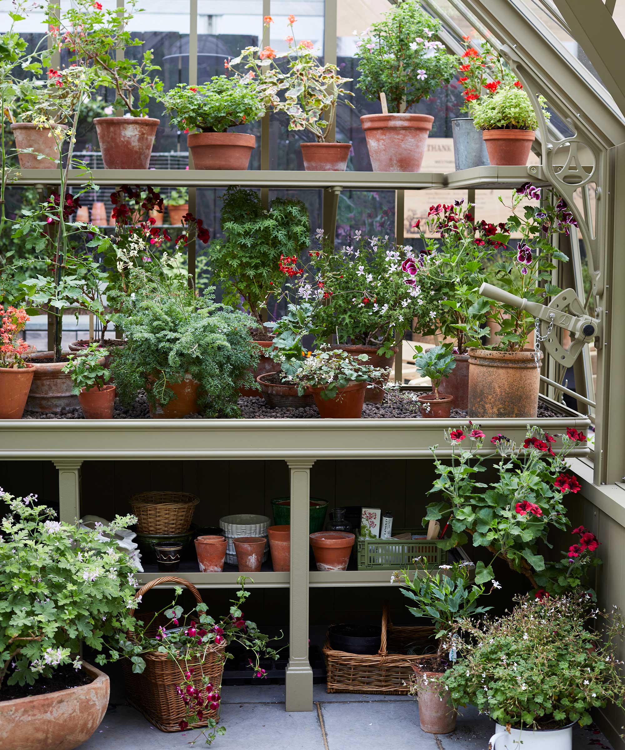 Alitex greenhouse shelving