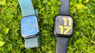 Apple watch series 8 vs 7 on grass