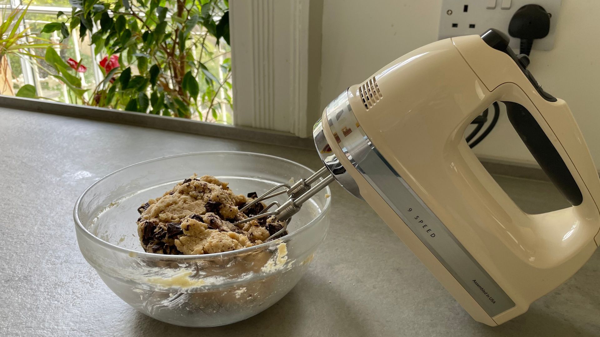 KitchenAid Hand Mixer making cookie
