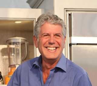 MIAMI BEACH, FL - FEBRUARY 28: Anthony Bourdain attends the 2010 South Beach Wine and Food Festival Grand Tasting Village on February 28, 2010 in Miami Beach, Florida. (Photo by Alexander Tamargo/Getty Images)