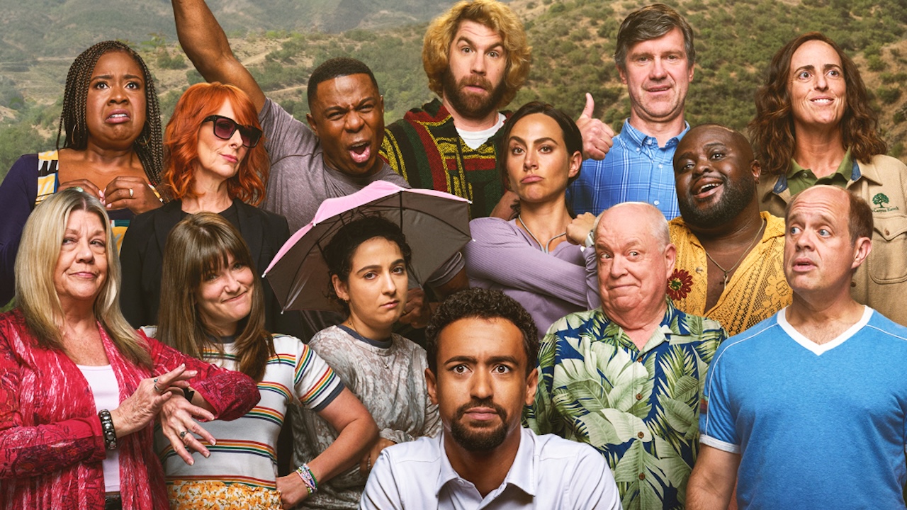 Poster visuals of all the characters in Jury Duty Presents: Company Retreat