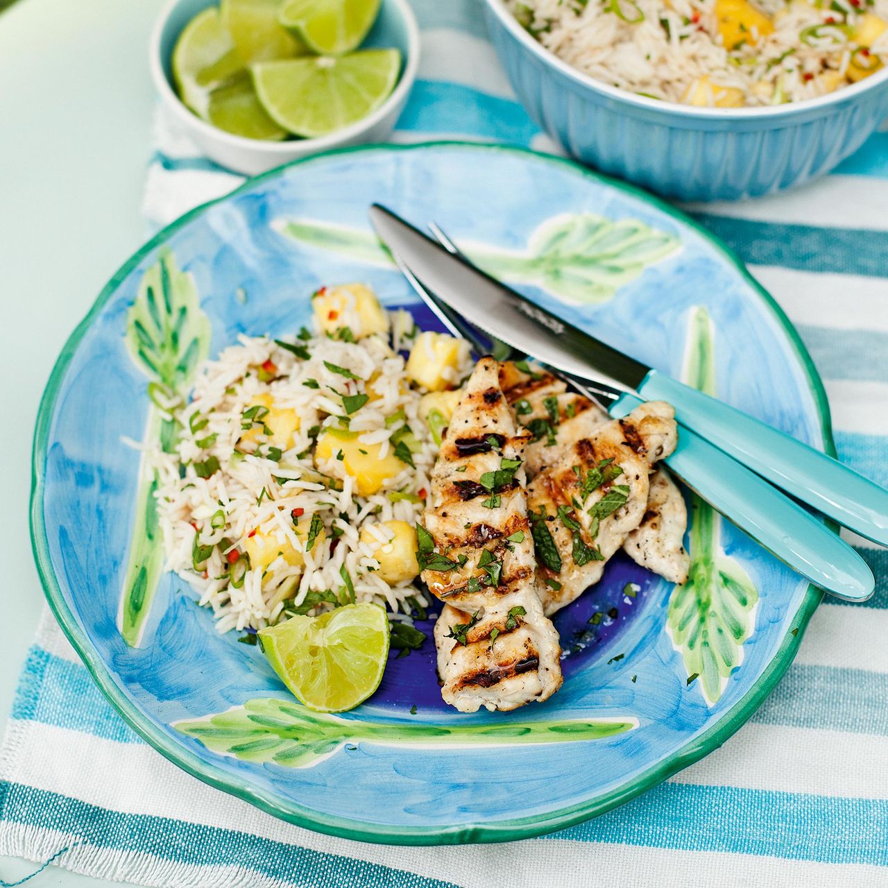 Fragrant Asian Salad With Chicken-woman and home