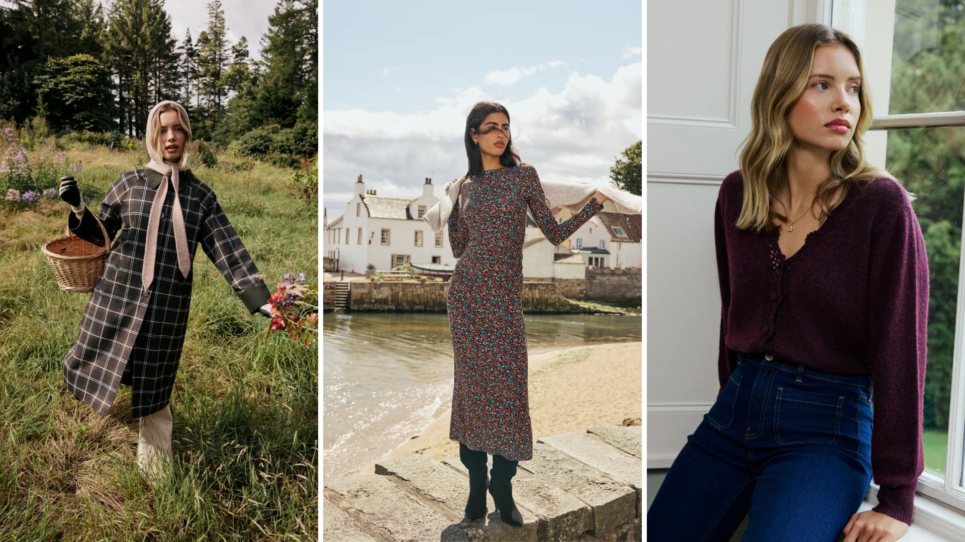 Three models wearing the new Nobody's Child collection