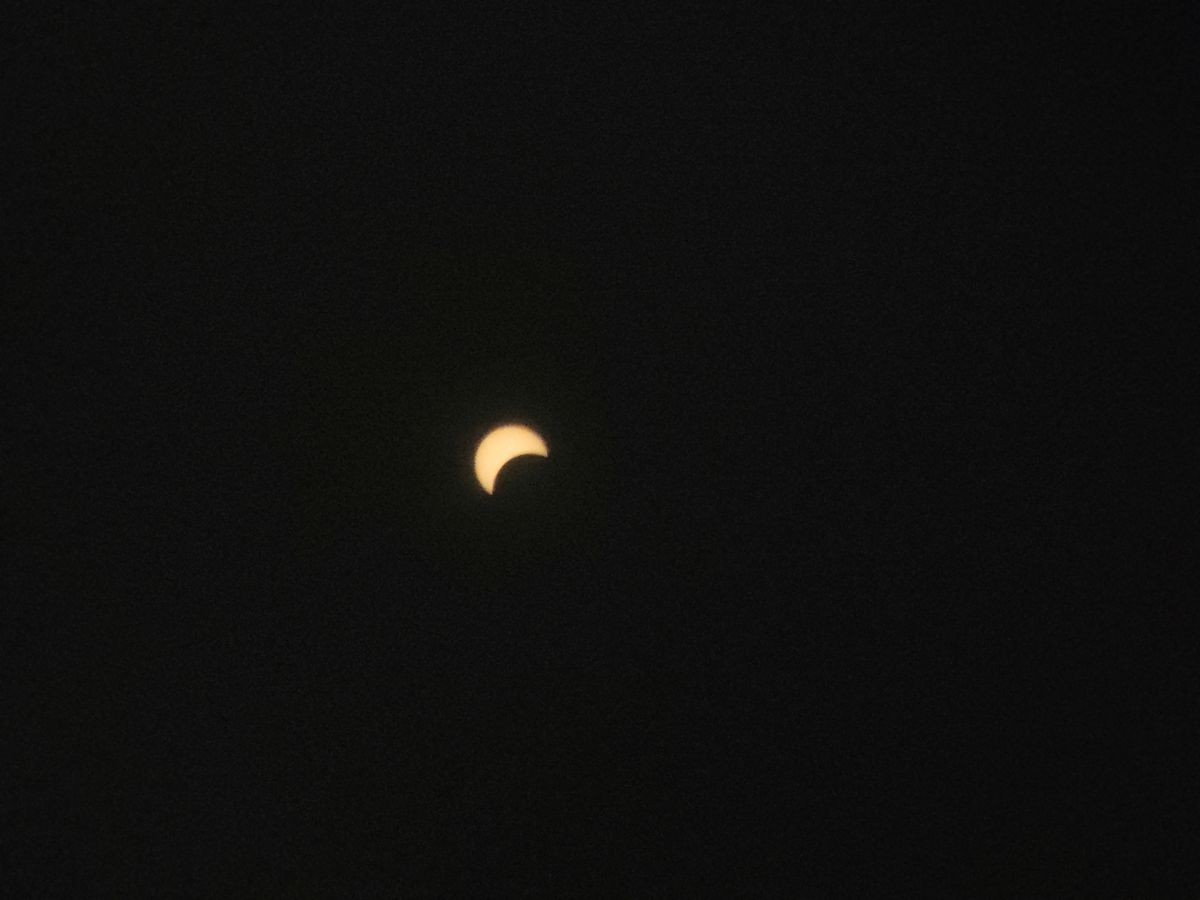 Samsung Galaxty S23 Ultra Solar Eclipse Sample.