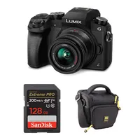 Panasonic Lumix G7 with 14-42mm lens and accessory kit