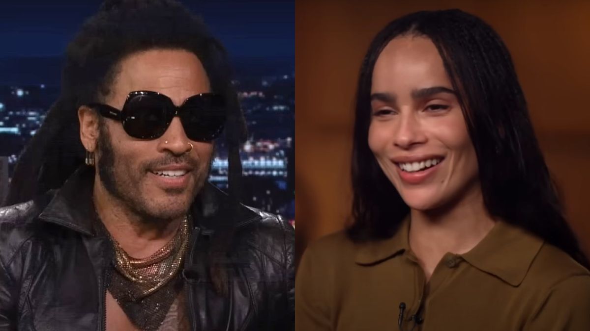 Lenny Kravitz on Jimmy Fallon and Zoe Kravitz on CBS Mornings.