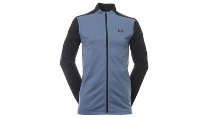 Visita lo Store di Under ArmourUnder Armour 2021 Storm ColdGear Stretch Midlayer Full Zip Golf Maglione 