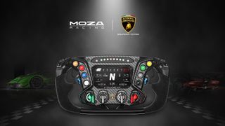 MOZA Racing x Automobili Lamborghini Squadra Corse Essenza SCV12 Sim-Racing Steering Wheel