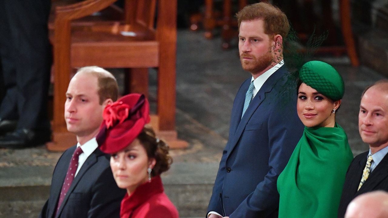 Prince William, Kate Middleton, Prince Harry, and Meghan Markle