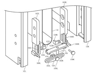 Apple patents: line drawing of foldable iPhone