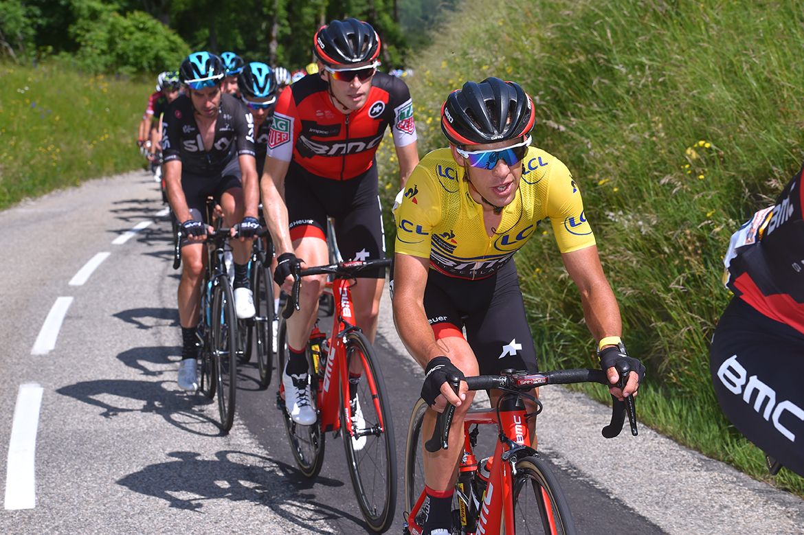 Richie Porte (BMC) in the lead at the Dauphine.