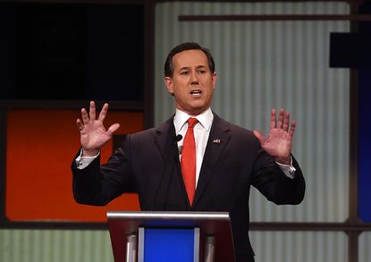 Rick Santorum can't explain his Rubio endorsement. 