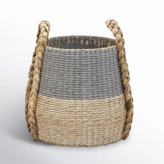 Armadi Two Tone Wicker Basket with Handles