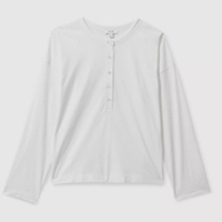 Reiss Olive Henley White Top:was £68now £38 at John Lewis (save £30)