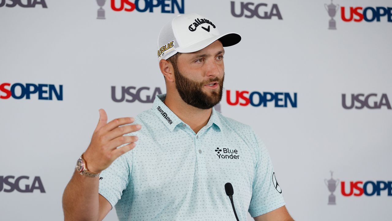 Jon Rahm during press conference