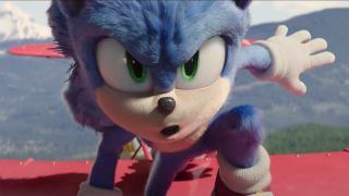 Sonic (Ben Schwartz) in Sonic the Hedgehog 2