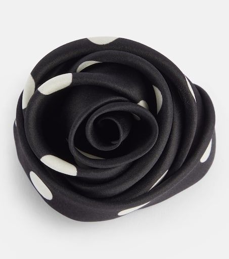 Rose Silk Organza Brooch
