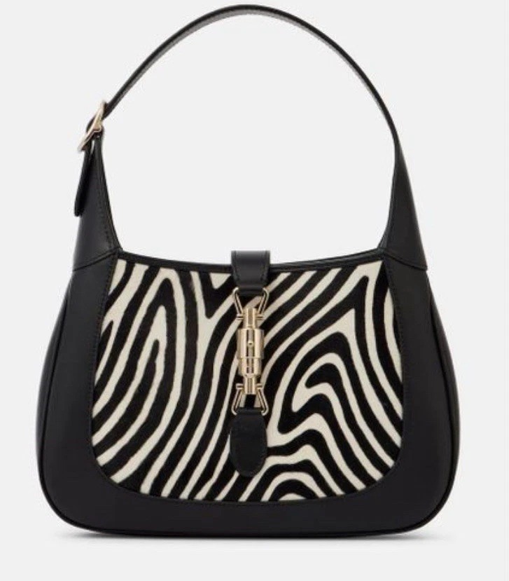 Gucci, Jackie 1961 Zebra Print Bag